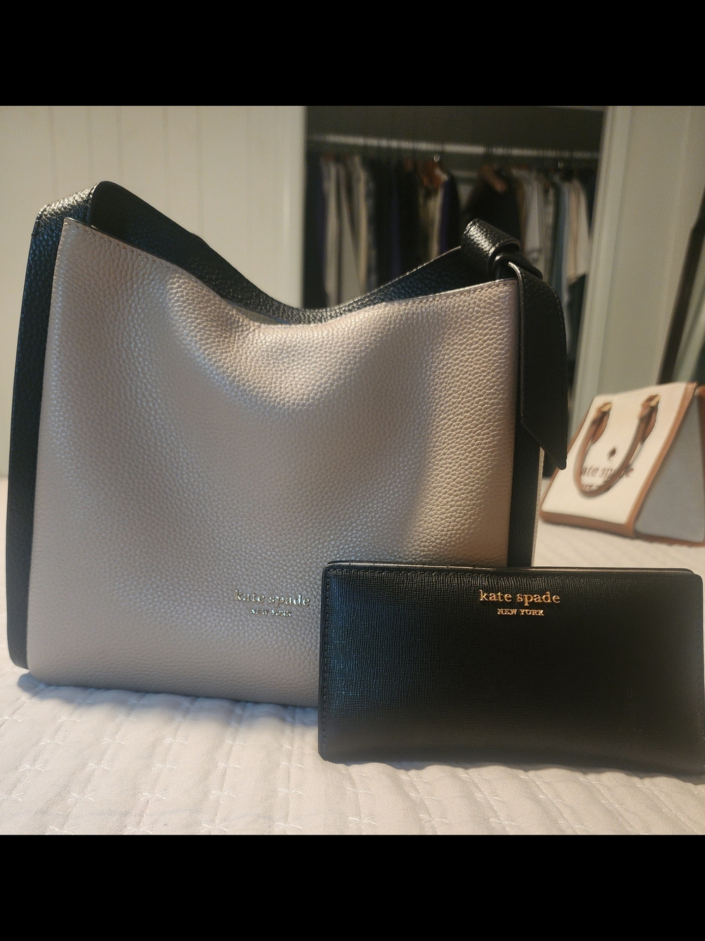 Kate Spade Pebbled Leather Bag & Wallet